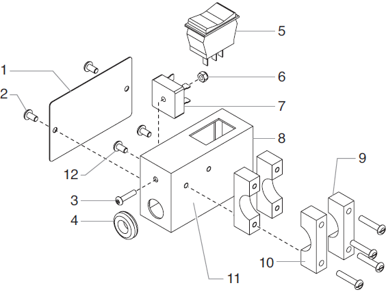 PowrDrive Switch Assembly Parts